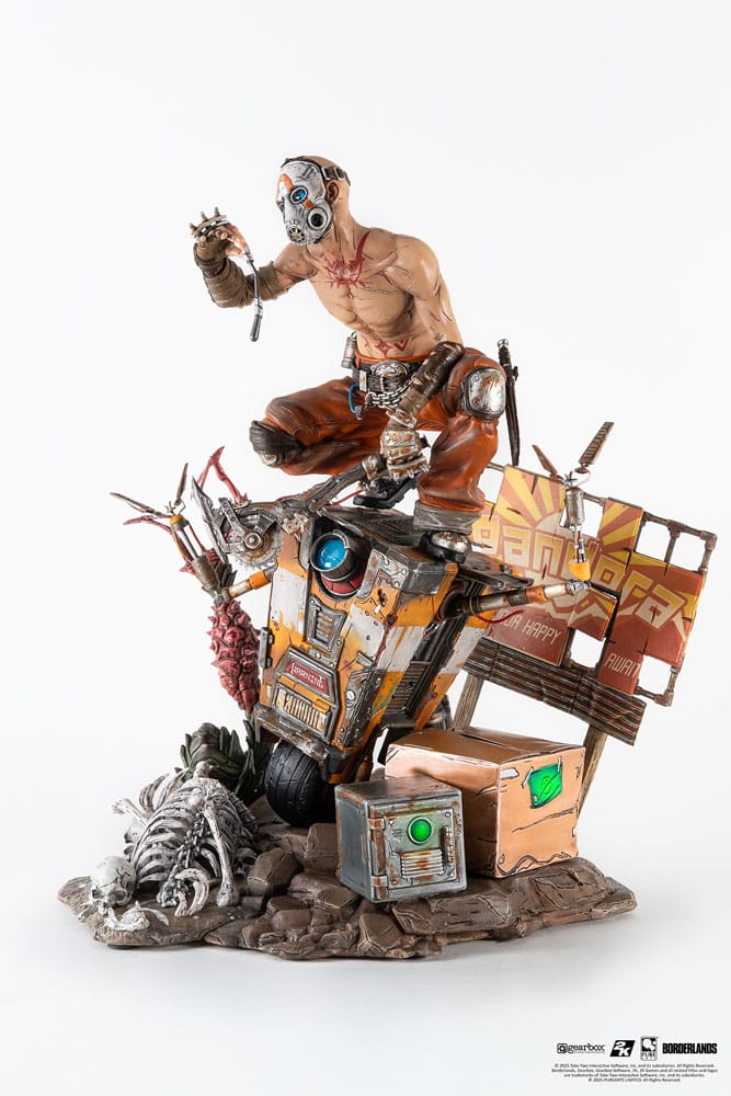 Borderlands 3 Statue 1/6 Psycho & Claptrap Diorama 40 cm    
