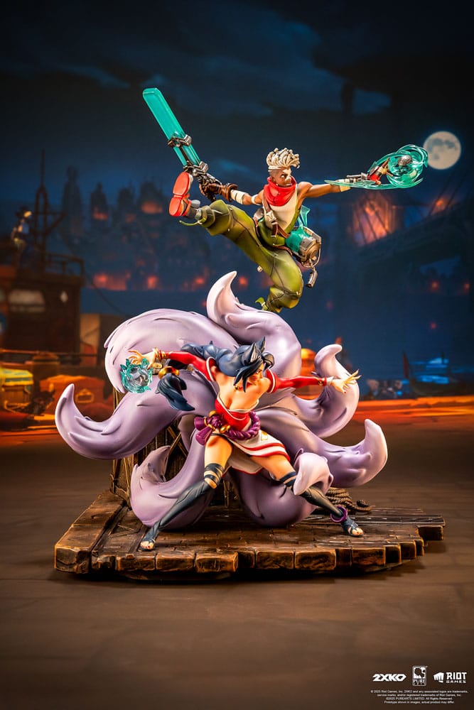 League of Legends Statue 1/10 2XKO Ekko & Ahri Diorama 30 cm   