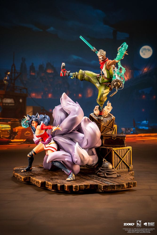 League of Legends Statue 1/10 2XKO Ekko & Ahri Diorama 30 cm   