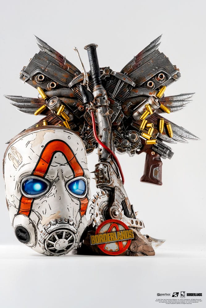 Borderlands Replik 1/1 Scale Art Mask Psycho Bandit 46 cm