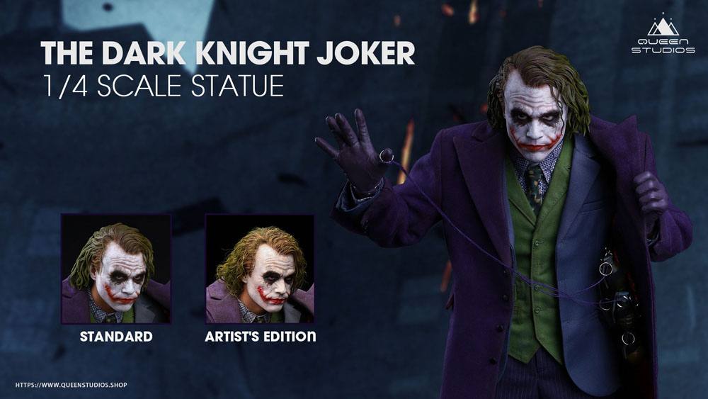 The Dark Knight Statue 1/4 Heath Ledger Joker Regular Edition 52 cm 