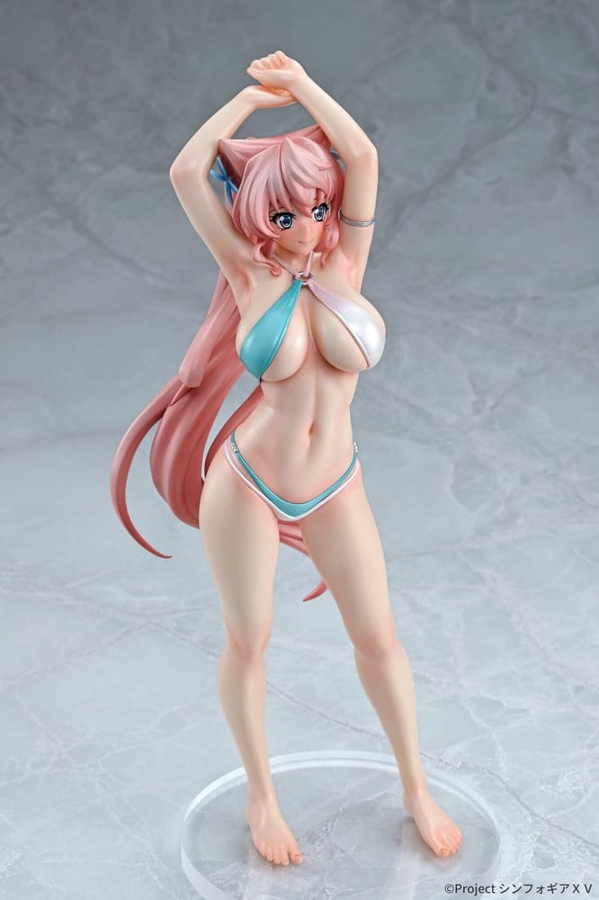 Senki Zesshou Symphogear XV PVC Figur 1/7 Maria Cadenzavna Eve Bikini style Gloss ver. 27 cm