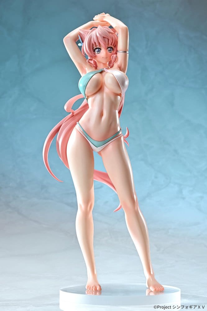 Senki Zesshou Symphogear XV PVC Figur 1/7 Maria Cadenzavna Eve Bikini style Gloss ver. 27 cm