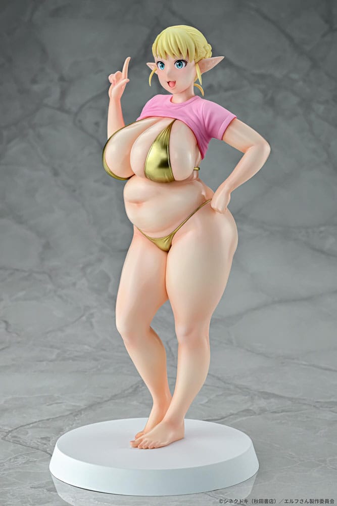 Plus-Sized Elf PVC Statue 1/7 Elfuda Gold Ver. 26 cm 