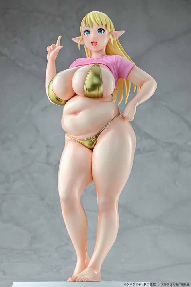 Plus-Sized Elf PVC Statue 1/7 Elfuda Gold Ver. 26 cm 