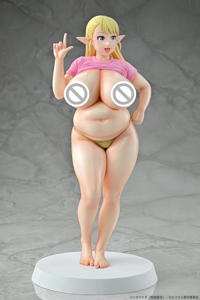 Plus-Sized Elf PVC Statue 1/7 Elfuda Gold Ver. 26 cm 