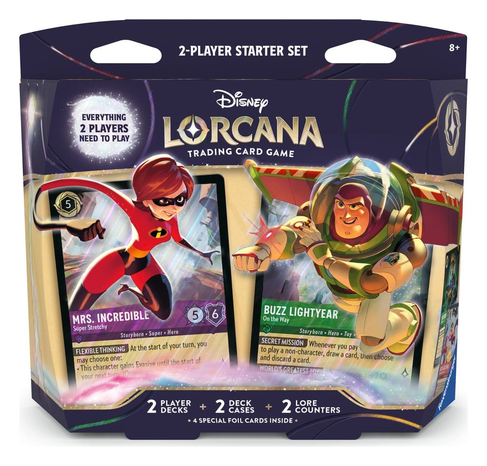 Disney Lorcana TCG 2-Spieler-Starterdeck *Englische Edition*