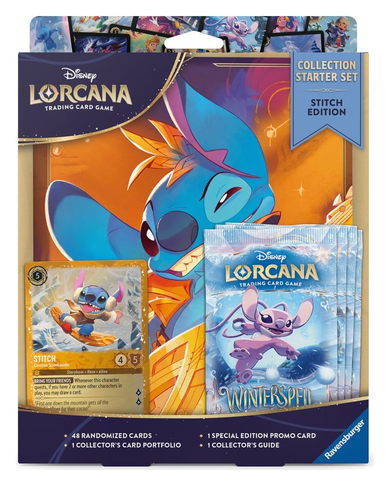 Disney Lorcana TCG Starterset für Sammler Stitch Edition *Englische Edition*