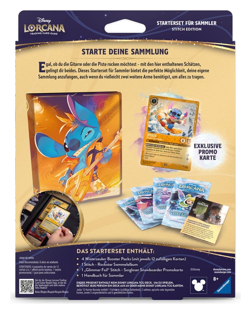 Disney Lorcana TCG Starterset für Sammler Stitch Edition *Deutsche Edition*