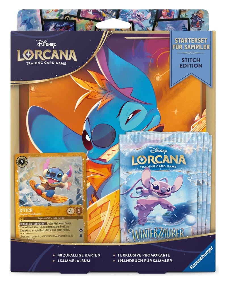 Disney Lorcana TCG Starterset für Sammler Stitch Edition *Deutsche Edition*