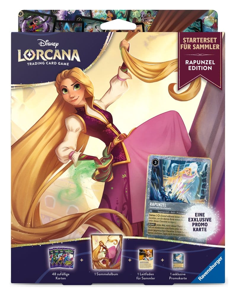 Disney Lorcana TCG Starterset für Sammler Rapunzel Edition *Deutsche Version*