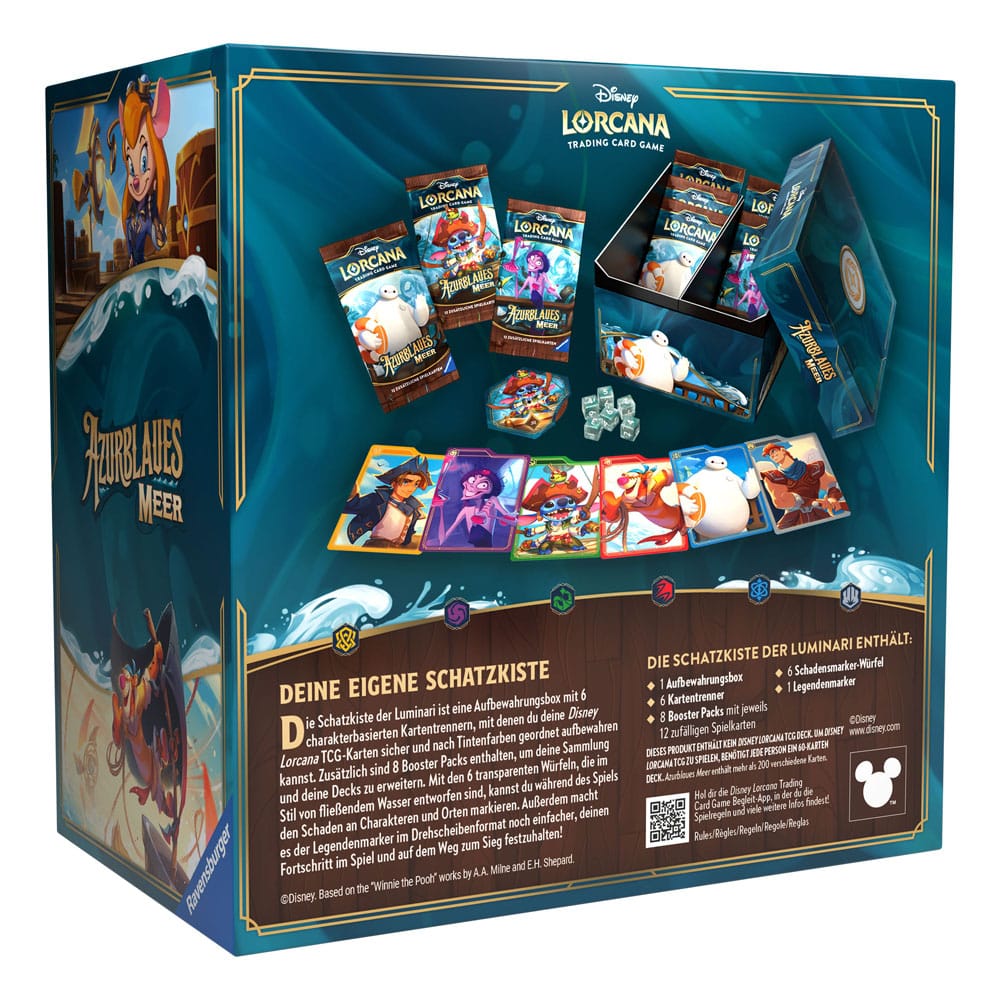 Disney Lorcana TCG Azurblaues Meer Schatzkiste der Luminari *Deutsche Edition*