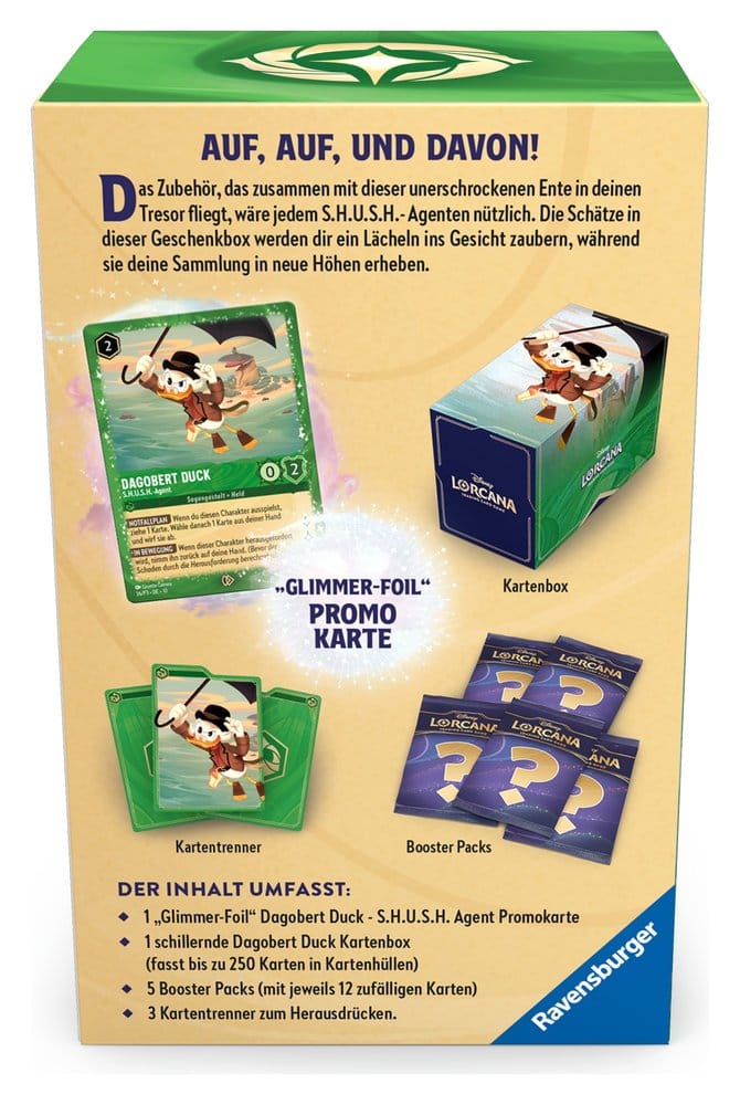 Disney Lorcana TCG Dagobert Duck Geschenkbox *Deutsche Edition*