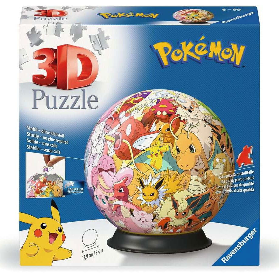 Pokémon 3D Puzzle-Ball Kanto Region (73 Teile)