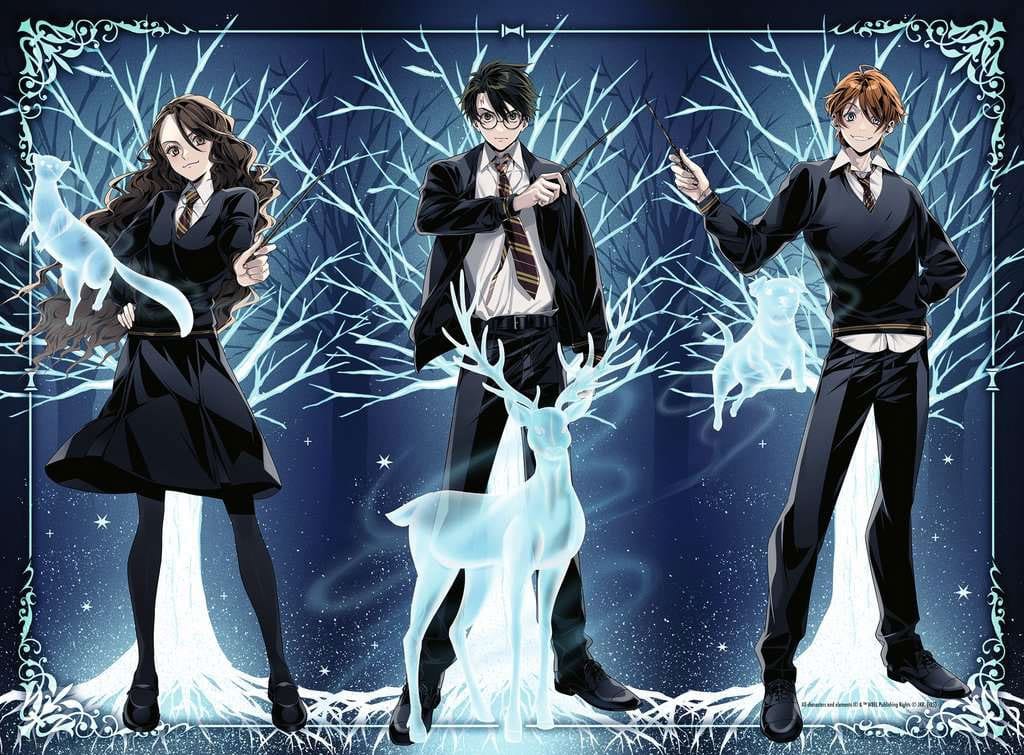 Harry Potter Glow-in-the-Dark Puzzle Leuchtender Patronus (500 Teile)