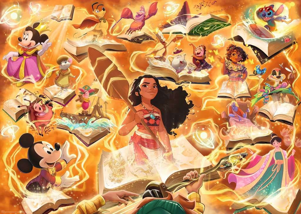 Disney Lorcana Puzzle Glimmers of the Realm: Amber (1000 Teile)