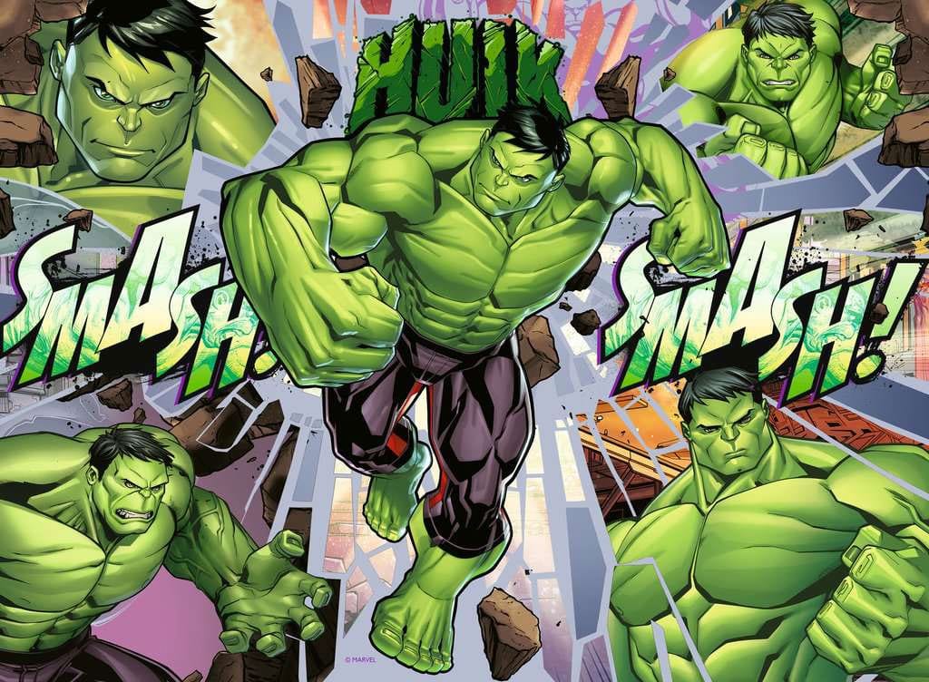 Marvel Kinderpuzzle XXL Der unglaubliche Avenger (100 Teile)