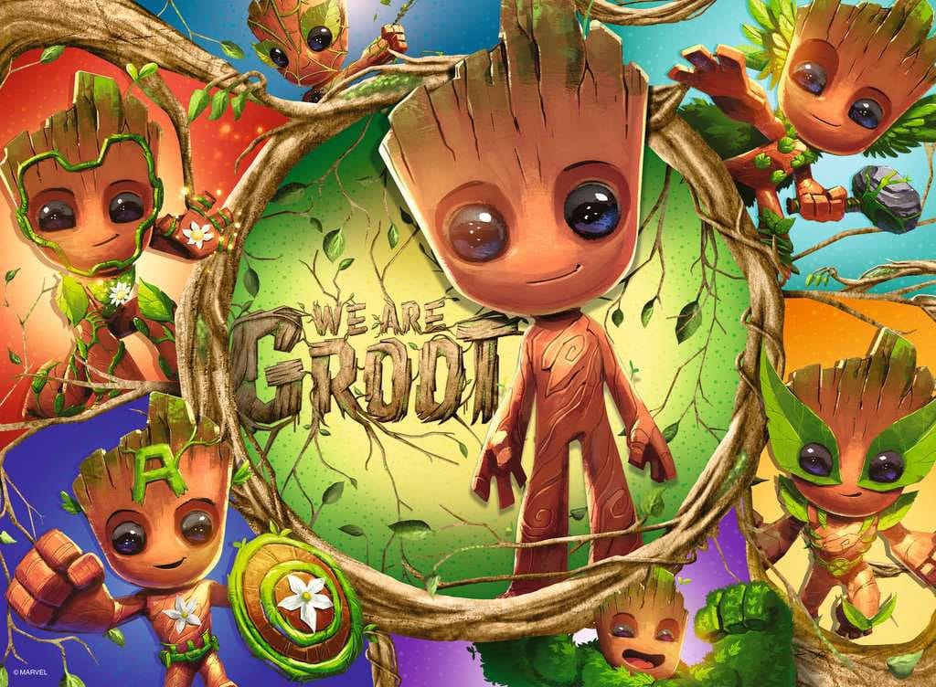 Marvel Kinderpuzzle XXL We Are Groot! (100 Teile)