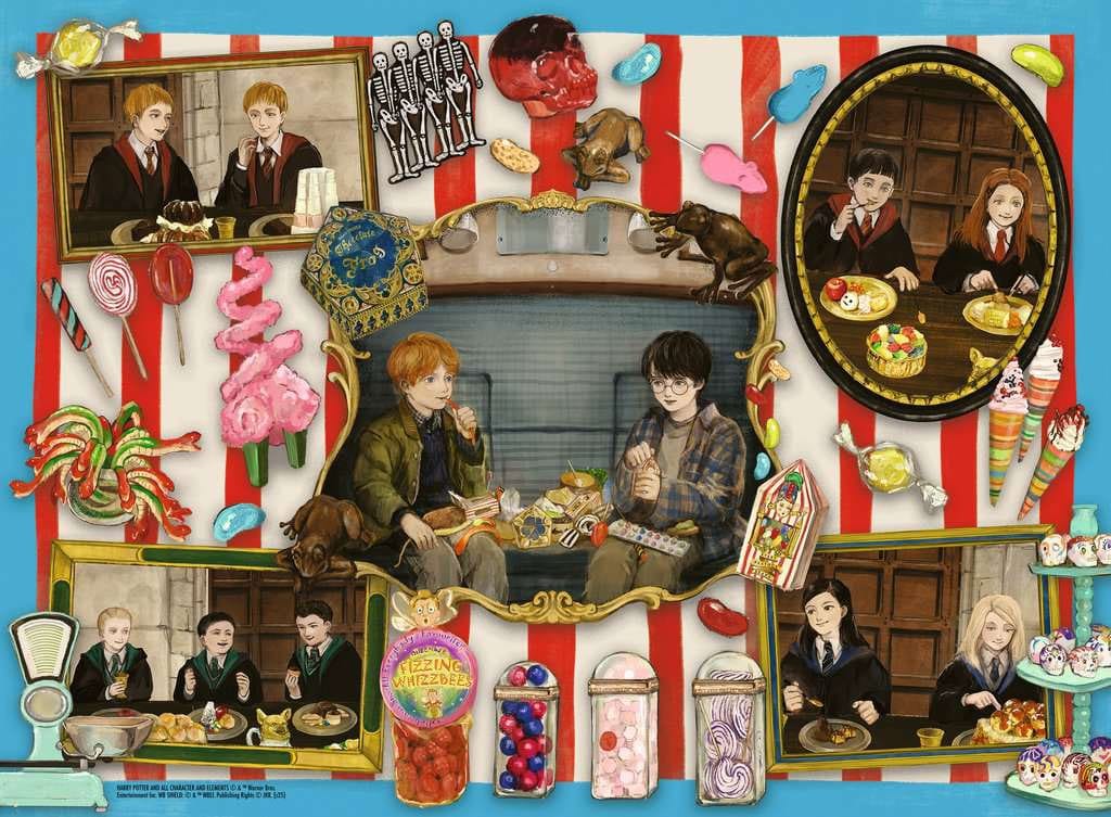 Harry Potter Kinderpuzzle XXL Magische Süßigkeiten (200 Teile)