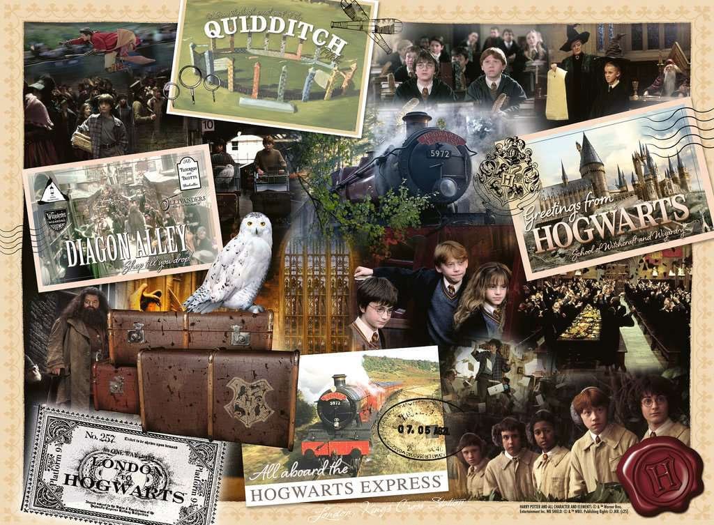 Harry Potter Kinderpuzzle XXL Zurück in Hogwarts (300 Teile)