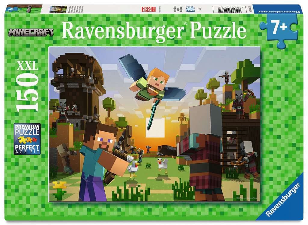Minecraft Kinderpuzzle XXL Baukunst und Abenteuer (150 Teile)