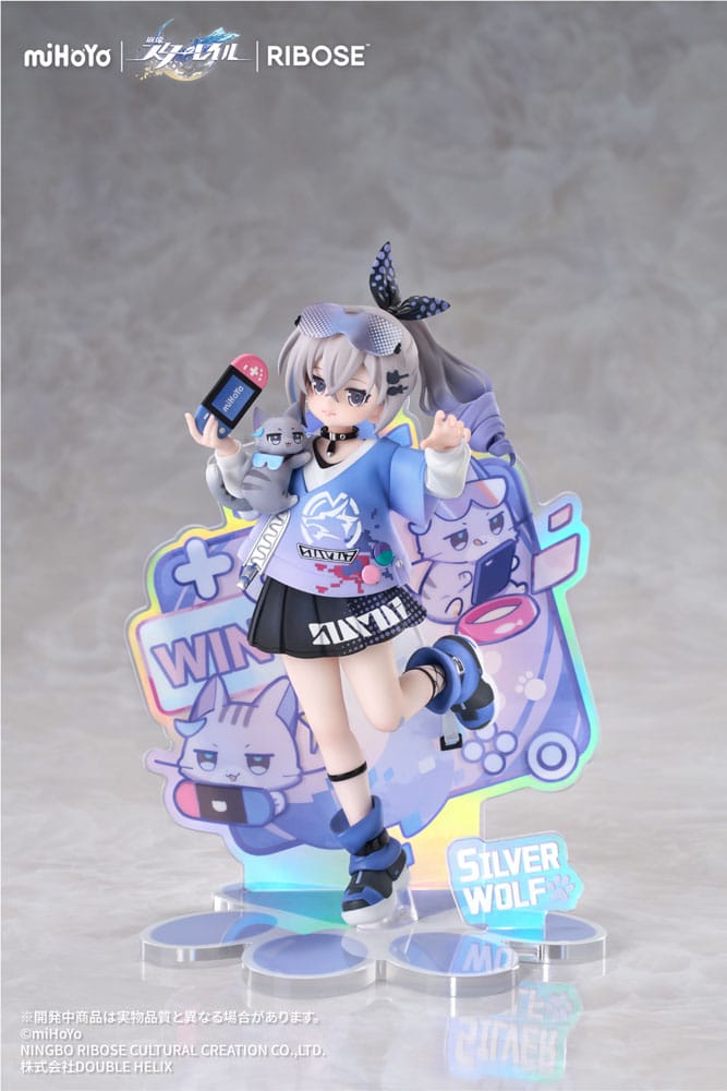 Honkai: Star Rail Rise Up Little Cat Series PVC Statue Silver Wolf Ver. 19 cm  