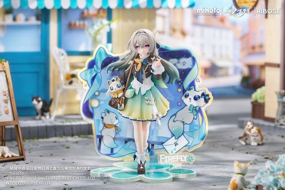 Honkai: Star Rail Rise Up+ Chibi Cat Series Minifigur Firefly Ver. 18 cm