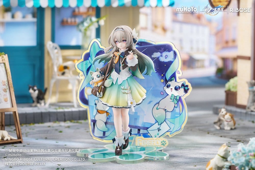 Honkai: Star Rail Rise Up+ Chibi Cat Series Minifigur Firefly Ver. 18 cm