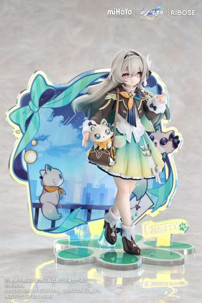 Honkai: Star Rail Rise Up+ Chibi Cat Series Minifigur Firefly Ver. 18 cm