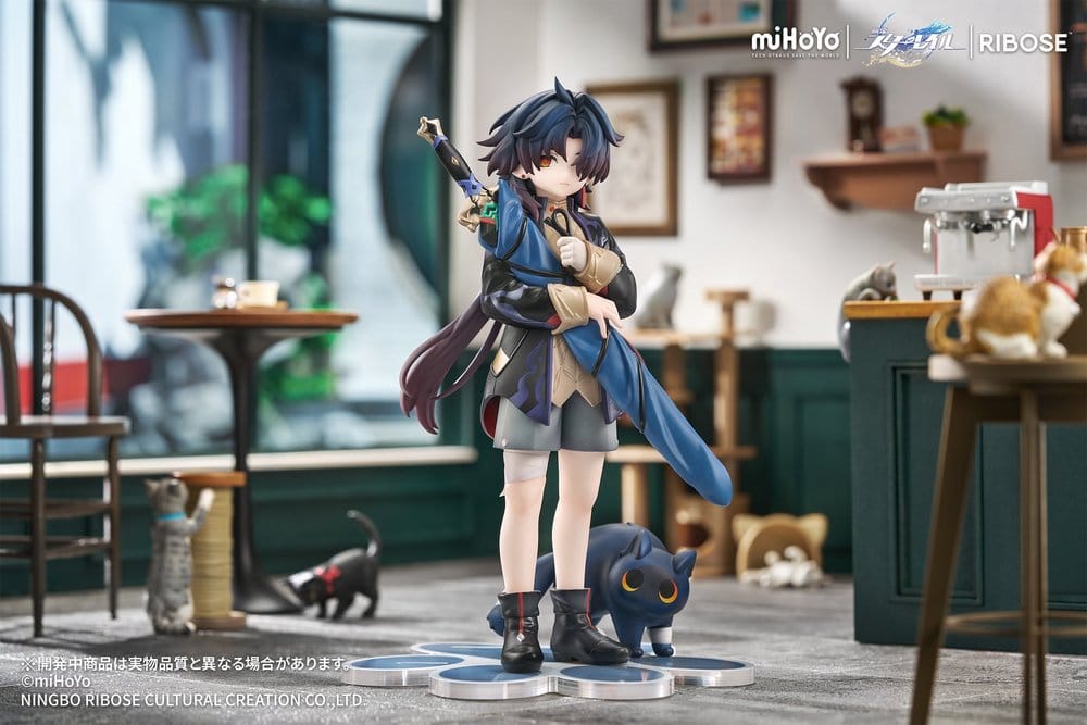Honkai: Star Rail Rise Up+ Chibi Cat Series Chibi Figur Blade Ver. 19 cm