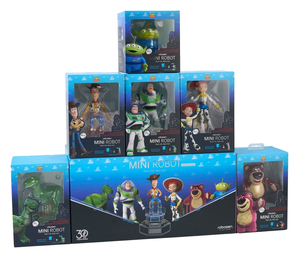 Disney Pixar Toy Story Interaktiver Roboter 30th Anniversary Collector's Set *Französische Version* 19 cm
