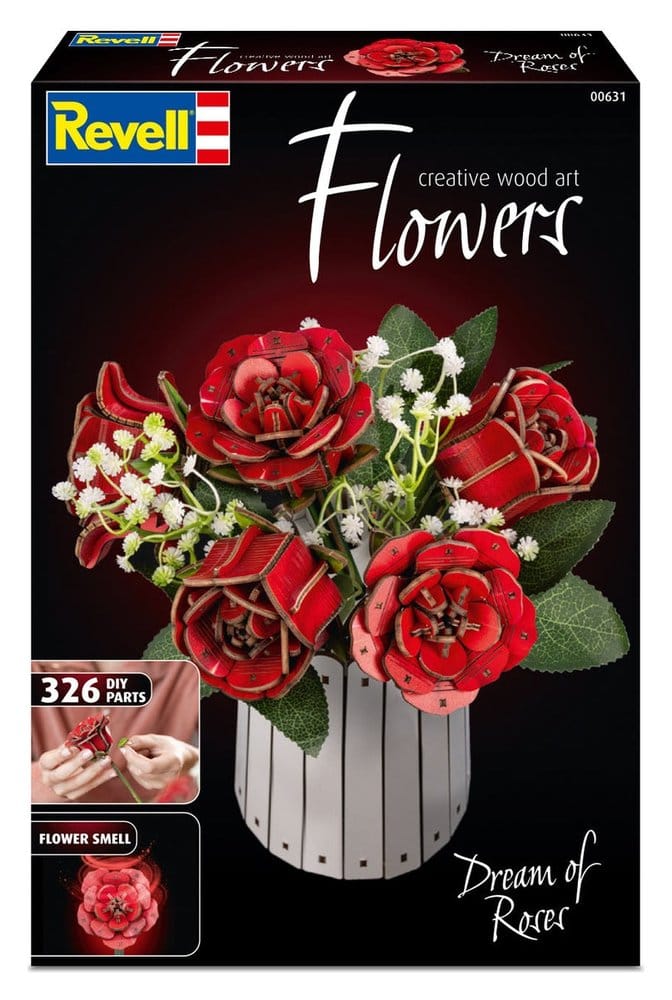Revell Flowers Holzblumen Dream of Roses 22 cm