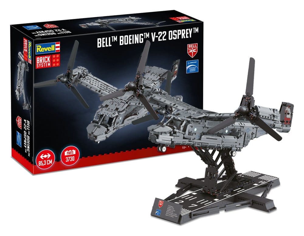 Bell Boeing Brick System Klemmbaustein Set V-22 Osprey 68 cm