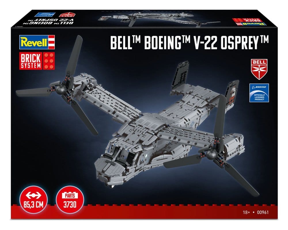 Bell Boeing Brick System Klemmbaustein Set V-22 Osprey 68 cm