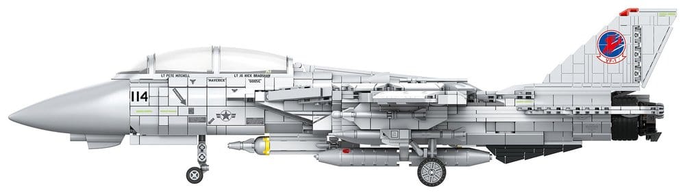 Top Gun Brick System Klemmbaustein Set Maverick's F-14A Tomcat