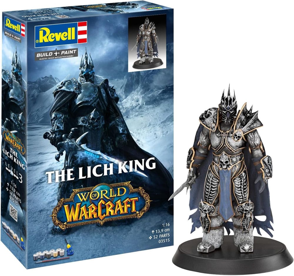 World of Warcraft Modellbausatz Geschenkset 1/16 The Lich King 13 cm