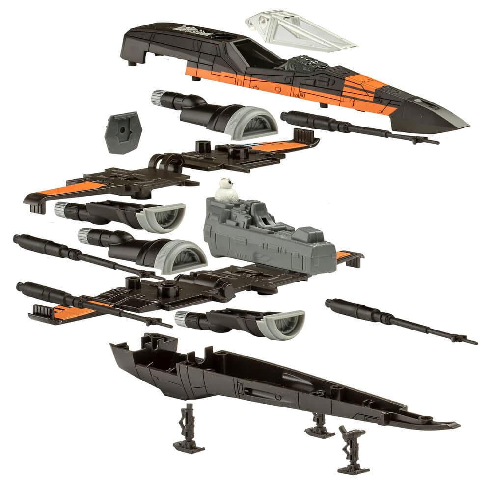 Star Wars Modellbausatz 1/78 Poe's X-Wing Fighter 22 cm 