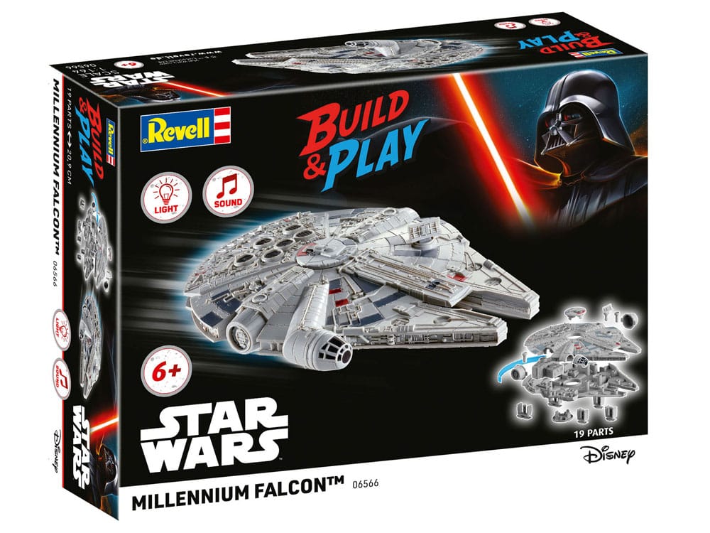 Star Wars Modellbausatz 1/164 Millennium Falcon 21 cm 