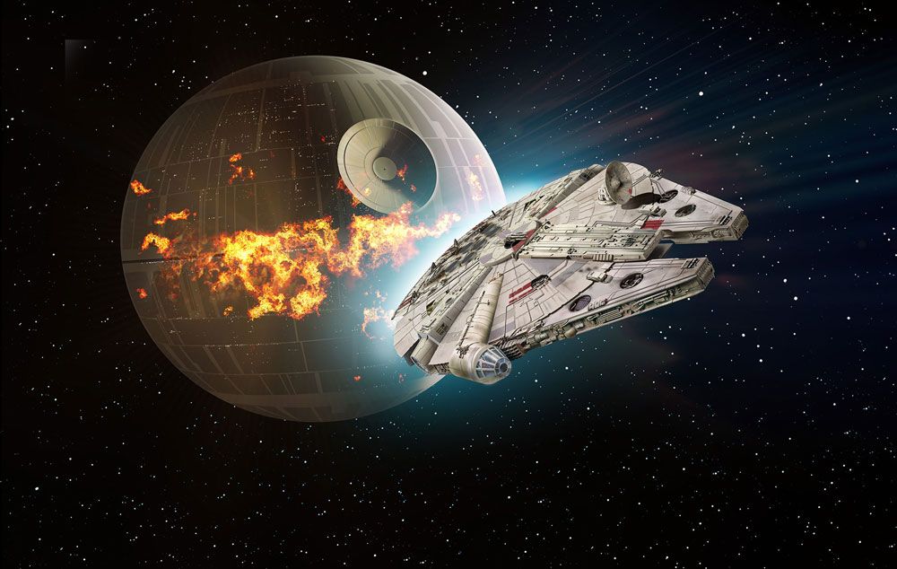 Star Wars Modellbausatz 1/72 Millennium Falcon 38 cm