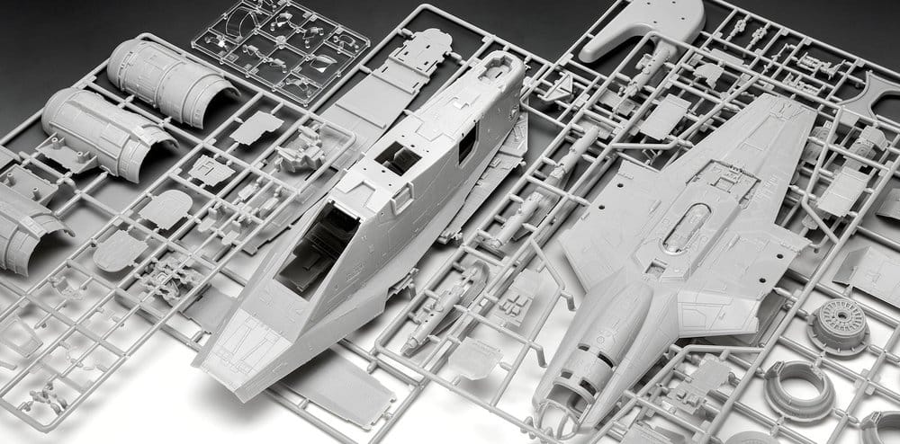 Star Wars The Mandalorian and Grogu Revell Modellbausatz 1/72 Razor Crest 34 cm