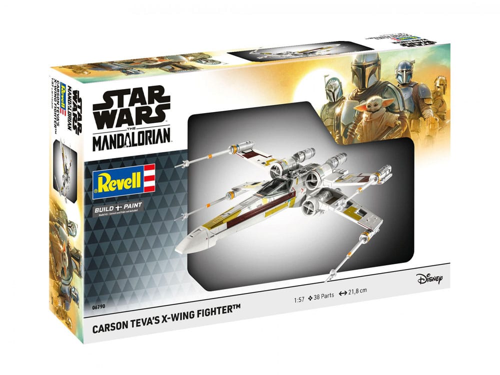 Star Wars Modellbausatz 1/57 Carson Teva's X-Wing Fighter 22 cm