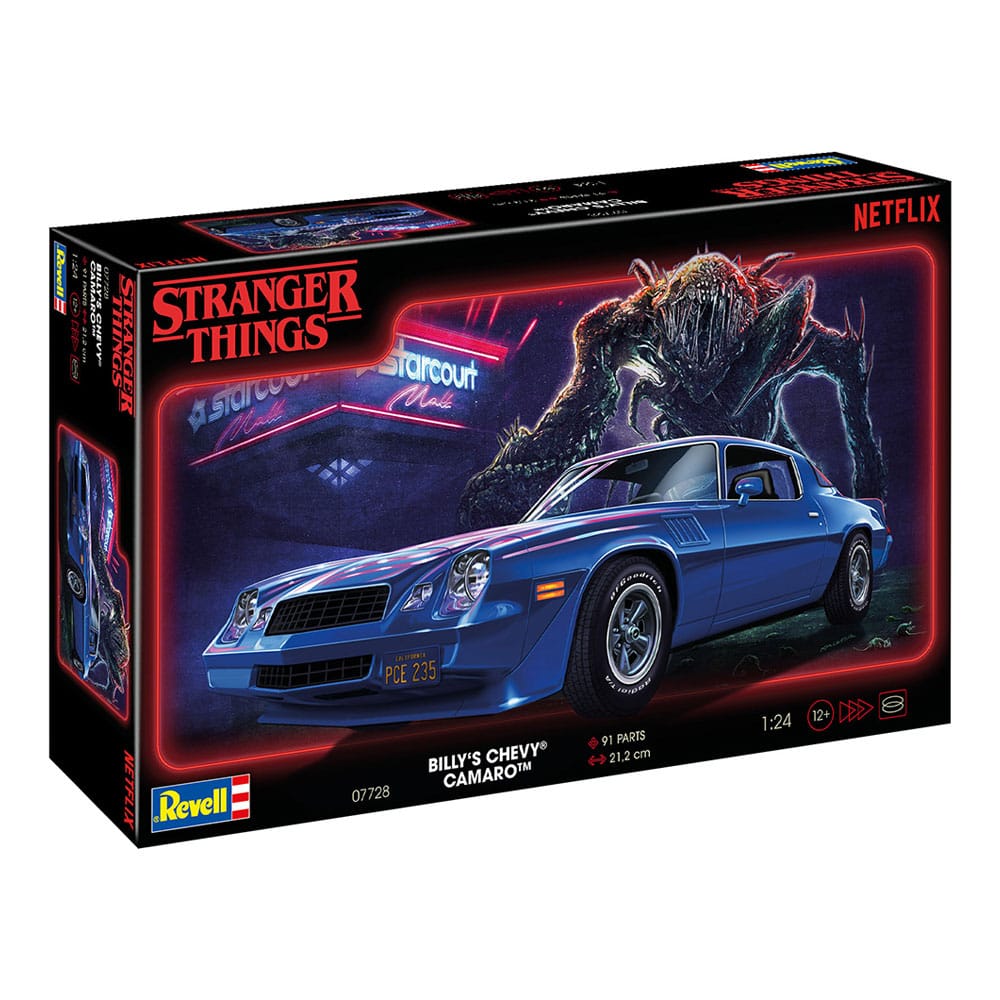 Stranger Things Modellbausatz 1/25 Chevy Camaro Z/28 19 cm