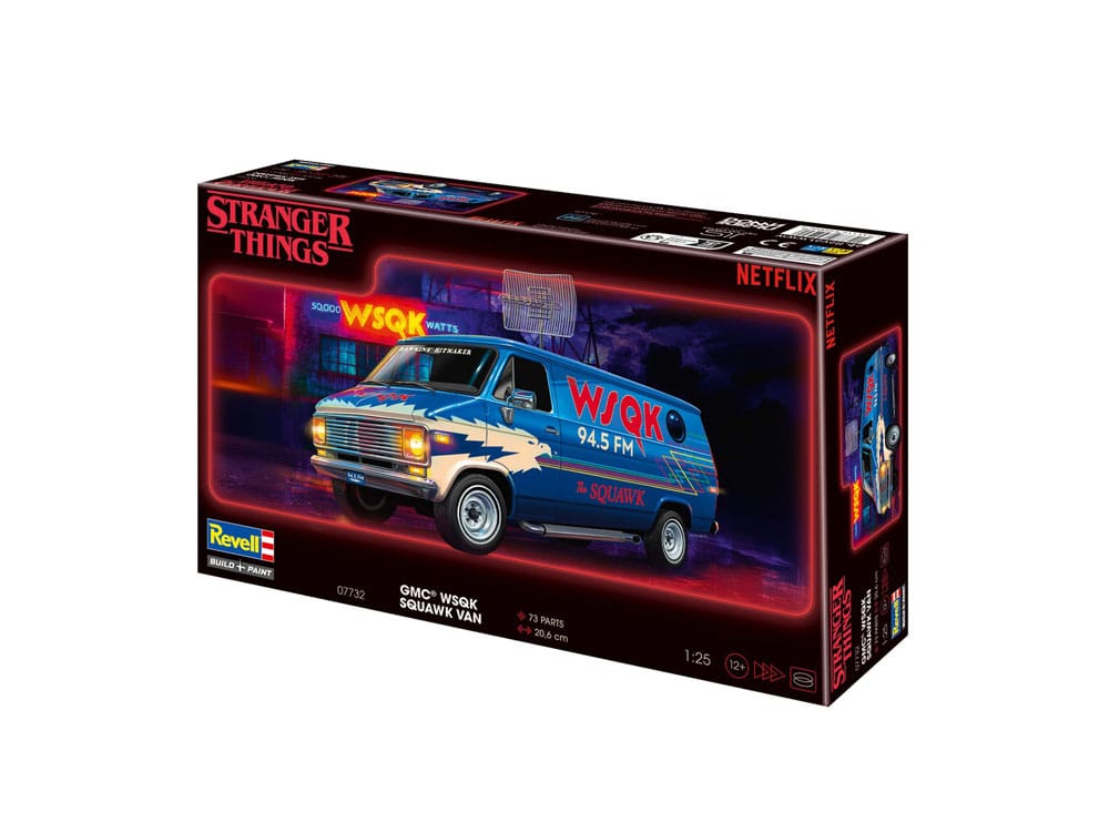 Stranger Things Modellbausatz 1/25 Squawk Van 21 cm