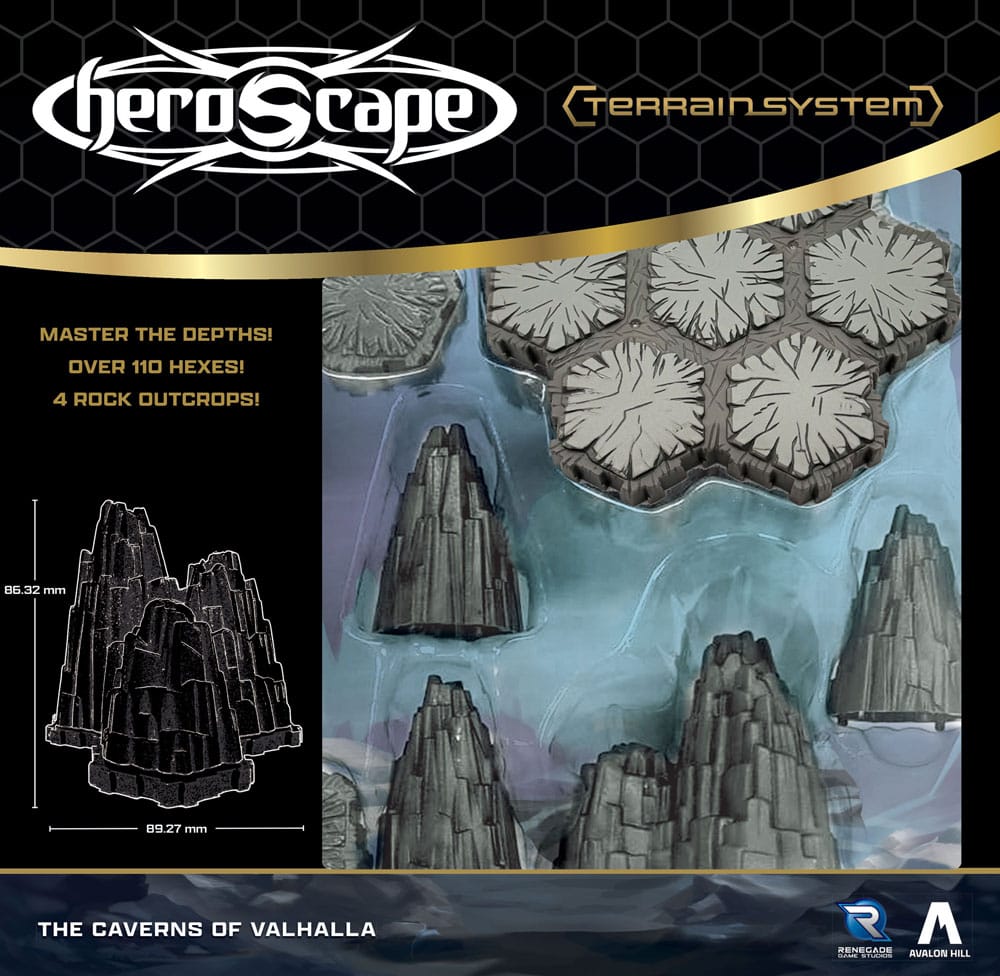 Heroscape Terrain-Erweiterung The Caverns of Valhalla *Englische Version*