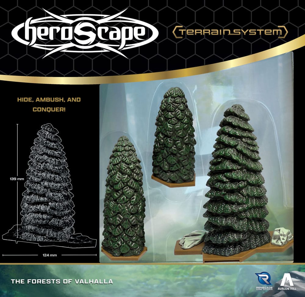 Heroscape Terrain-Erweiterung Forests of Valhalla *Englische Version*