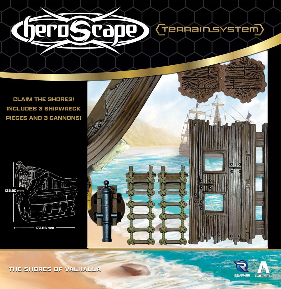 Heroscape Terrain-Erweiterung Shores of Valhalla *Englische Version*