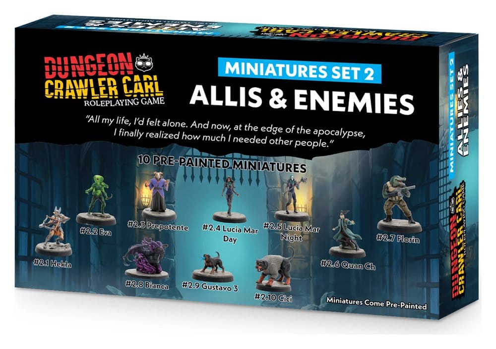 Dungeon Crawler Carl Miniaturen-Set 2 Enemies & Allies