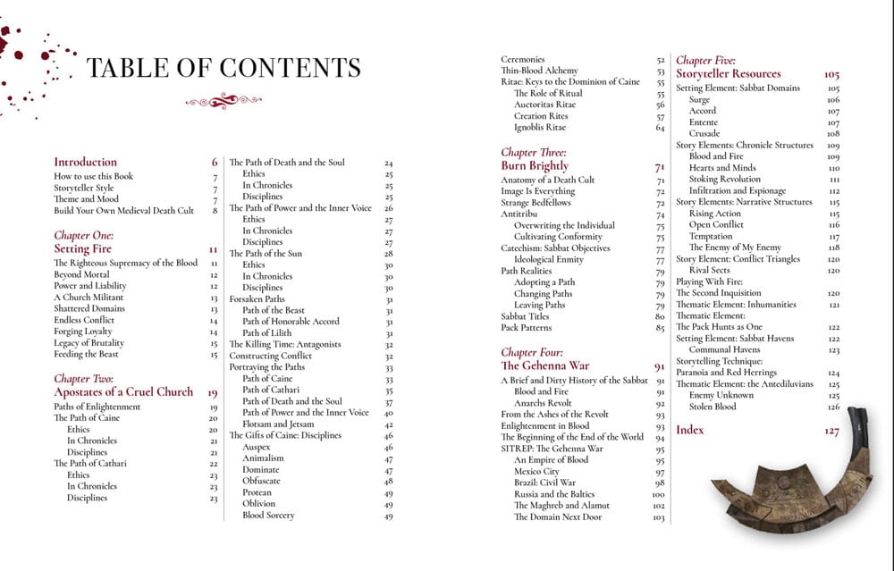 Vampire: The Masquerade 5th Edition RPG Buch Sabbat: The Black Hand Sourcebook *Englische Version*
