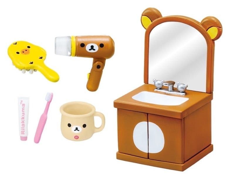 Rilakkuma Minifiguren Washroom Blind Box Display (6)