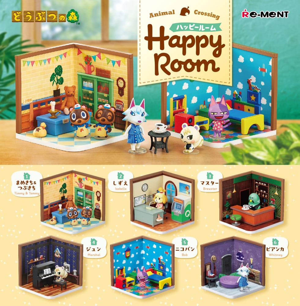 Animal Crossing Minifiguren Happy Room Blind Box Display (6)  